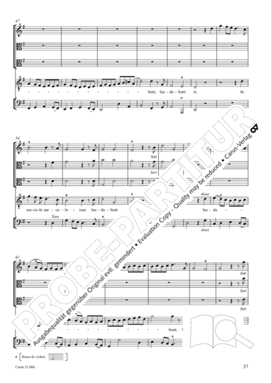 Quam dilecta tabernacula Men's Choir scores gallery preview page 38