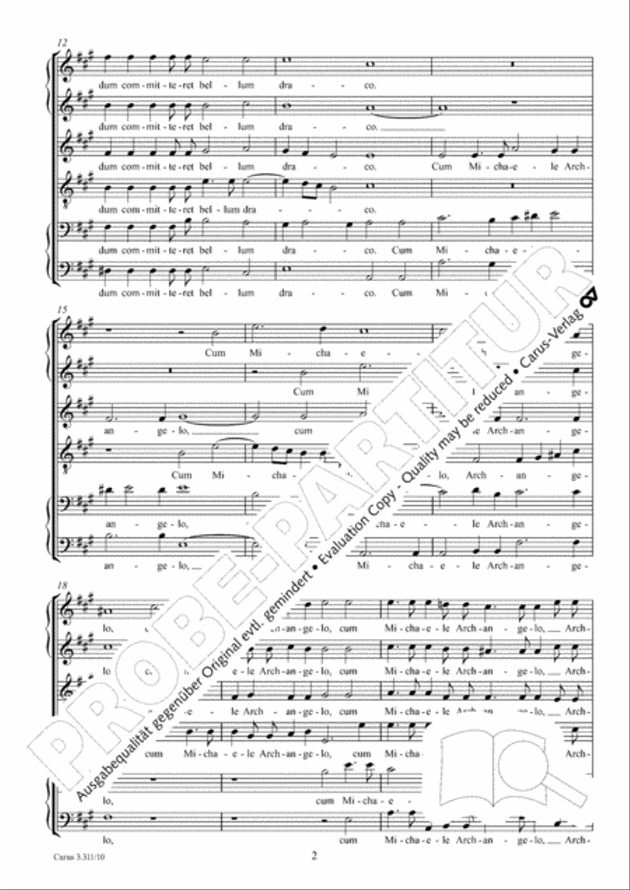 Factum est silentium Factum est silentium Choir scores gallery preview page 3