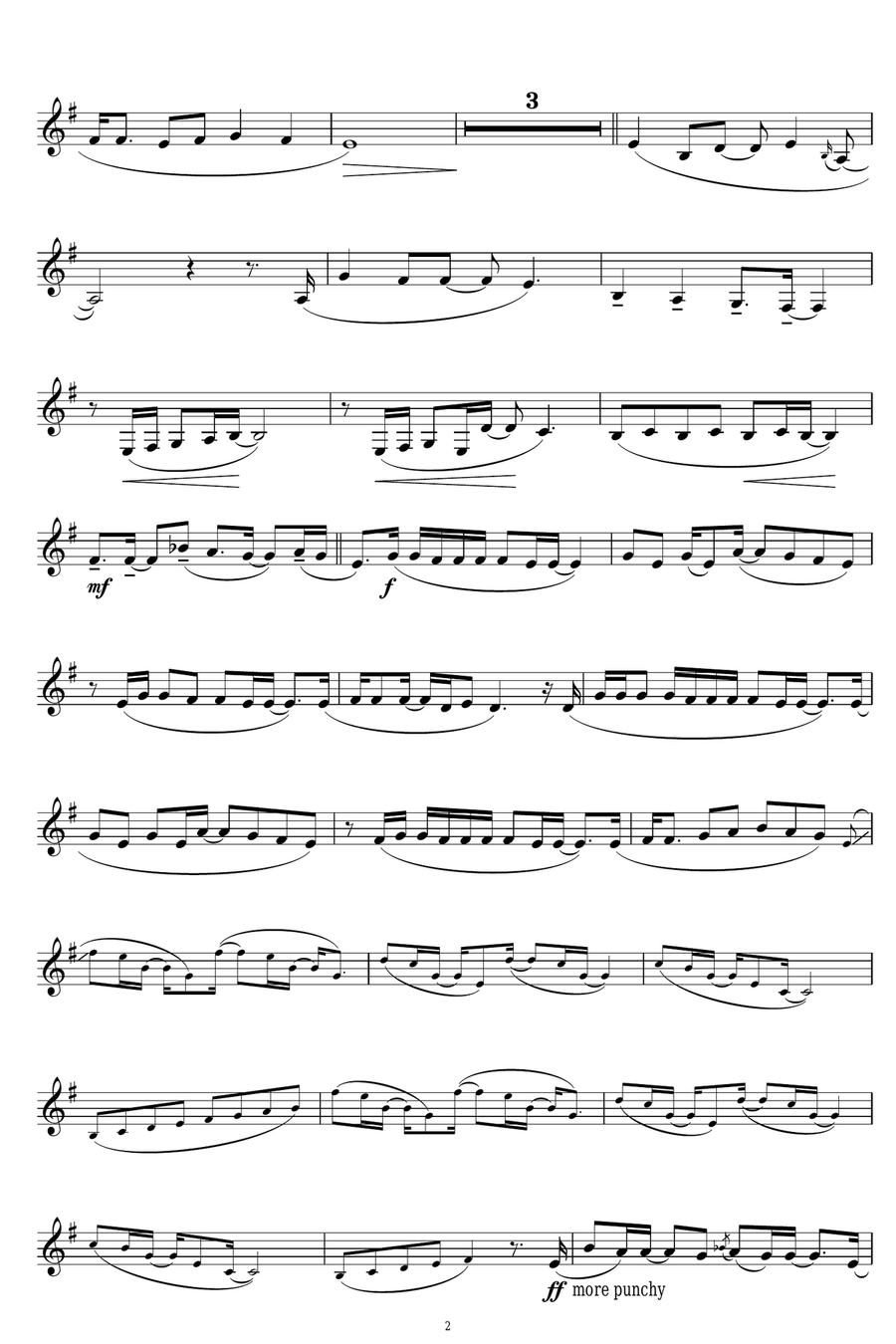 Careless Whisper Clarinet Solo scores gallery preview page 2