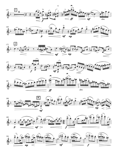 "Waltz Fantasy" for violin & piano Op. 87 (violin Part)