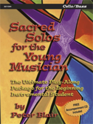 Book cover for Sacred Solos for the Young Musician: Cello/Bass
