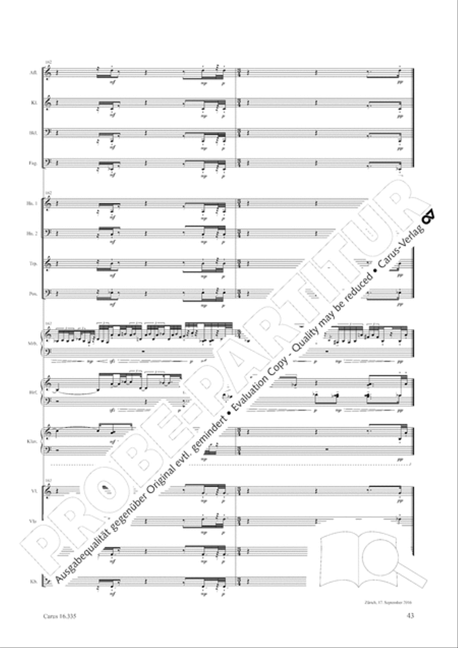 Esquisse: le froid Orchestra scores gallery preview page 44