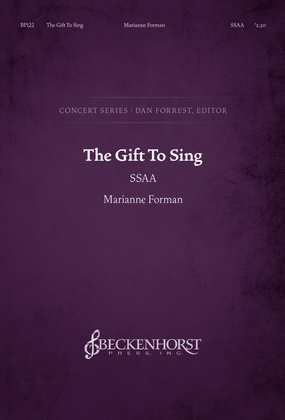 Book cover for The Gift To Sing (SSAA)
