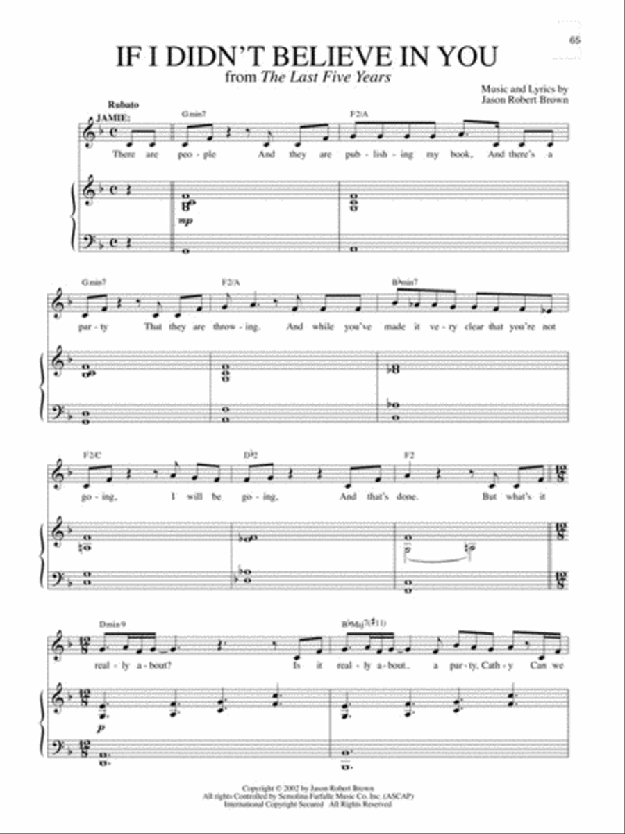 Contemporary Broadway Audition: Men's Edition - Book/Online Audio Voice scores gallery preview page 5