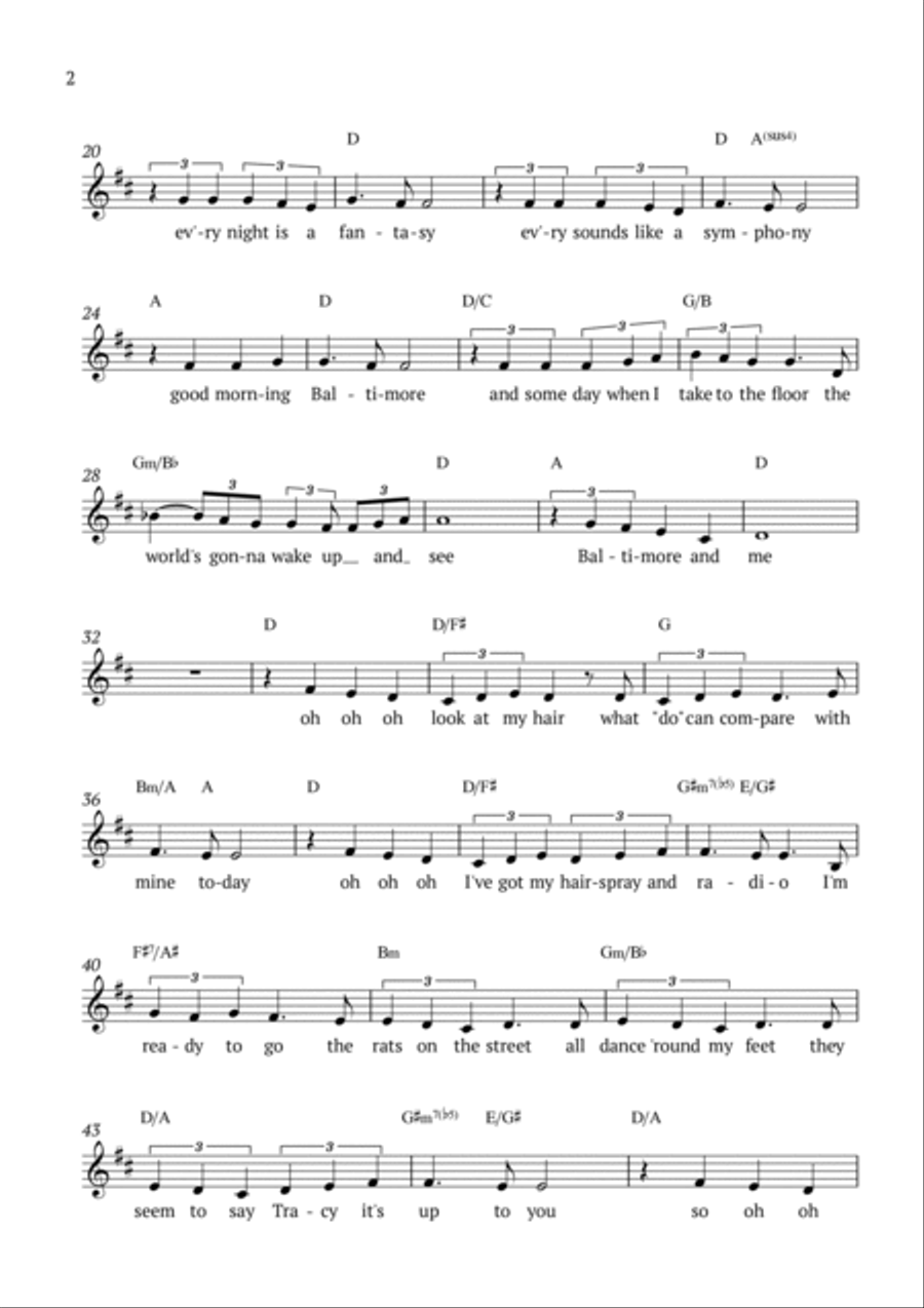 Good Morning Baltimore Piano scores gallery preview page 2