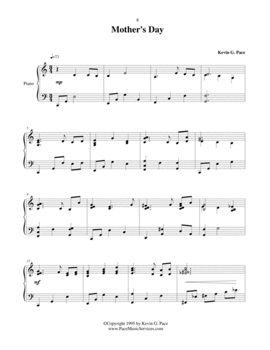 Mother's Day - original piano solo prelude image number null