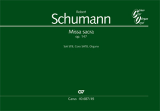Book cover for Missa sacra C Minor