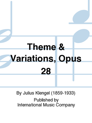 Book cover for Theme & Variations, Opus 28