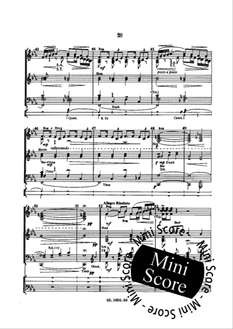 Concertsuite voor Fanfare Concert Band scores gallery preview page 32
