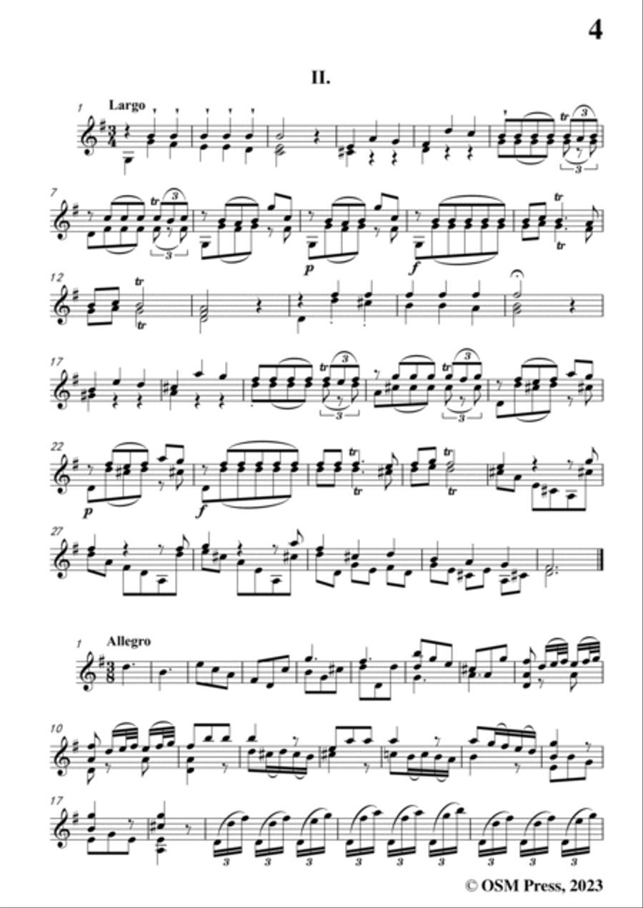 Telemann-12 Fantasias,TWV 40 No.14-No.25,for Violin Violin Solo scores gallery preview page 5