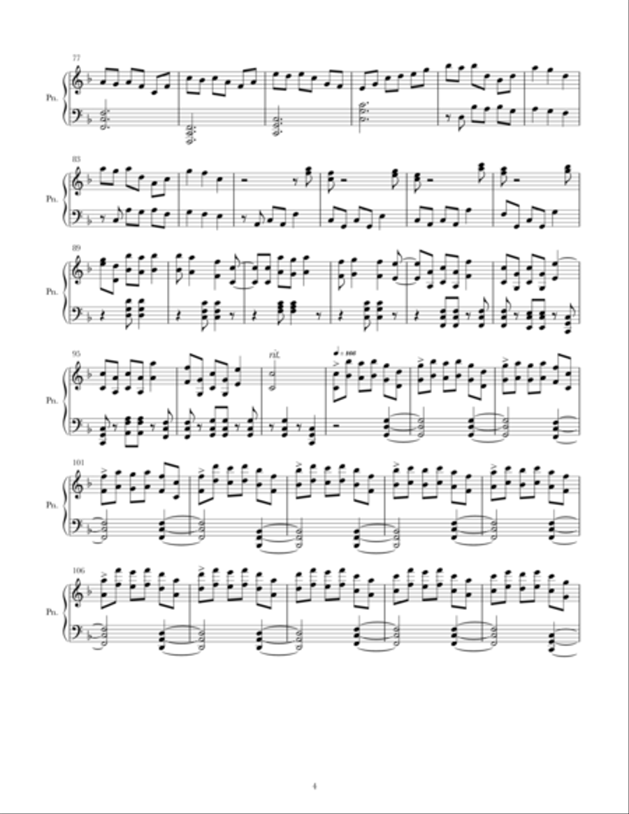 Into the Light Into the Light Piano Solo scores gallery preview page 4