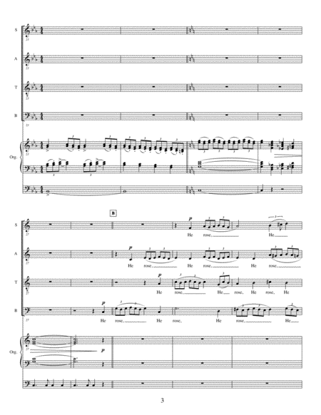 Easter Anthem - choral score