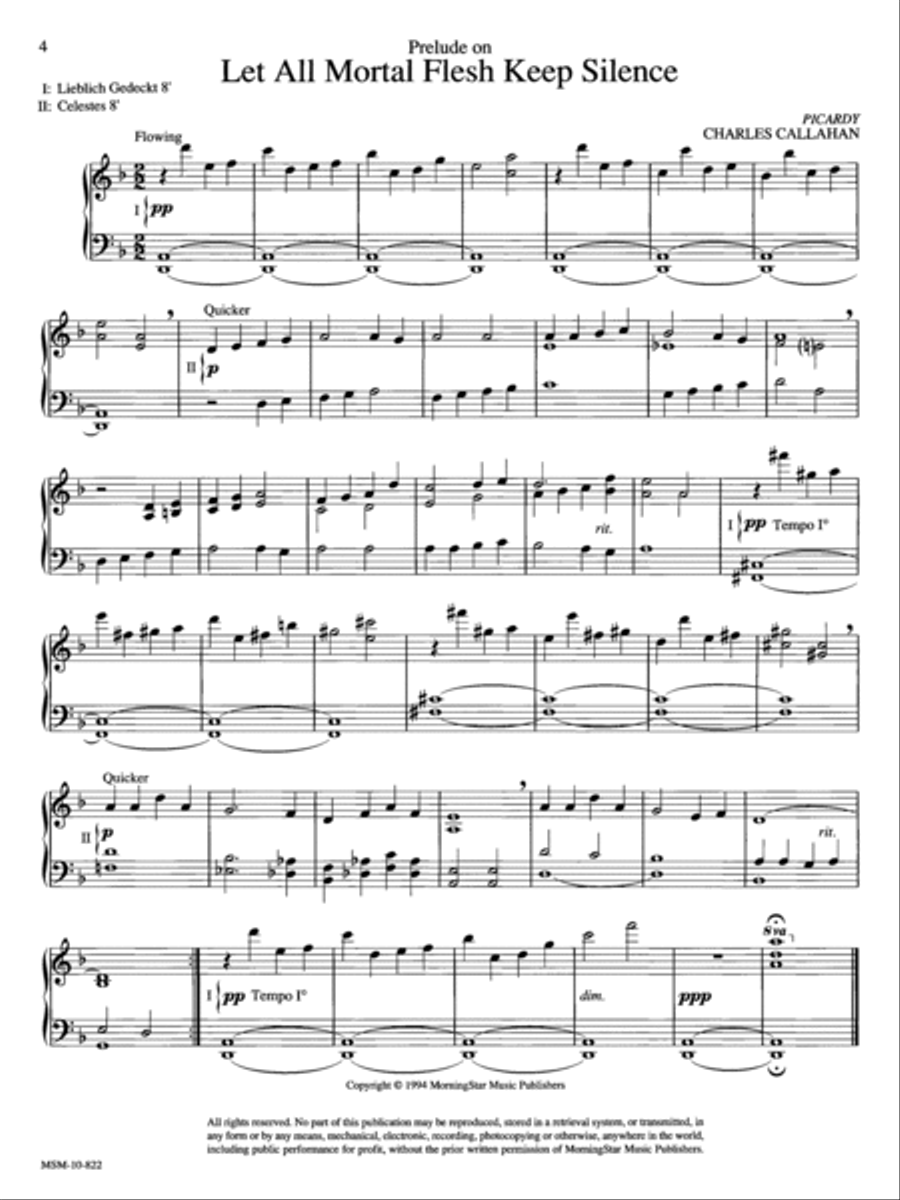 Communion Music for Manuals, Set 1 Organ scores gallery preview page 2
