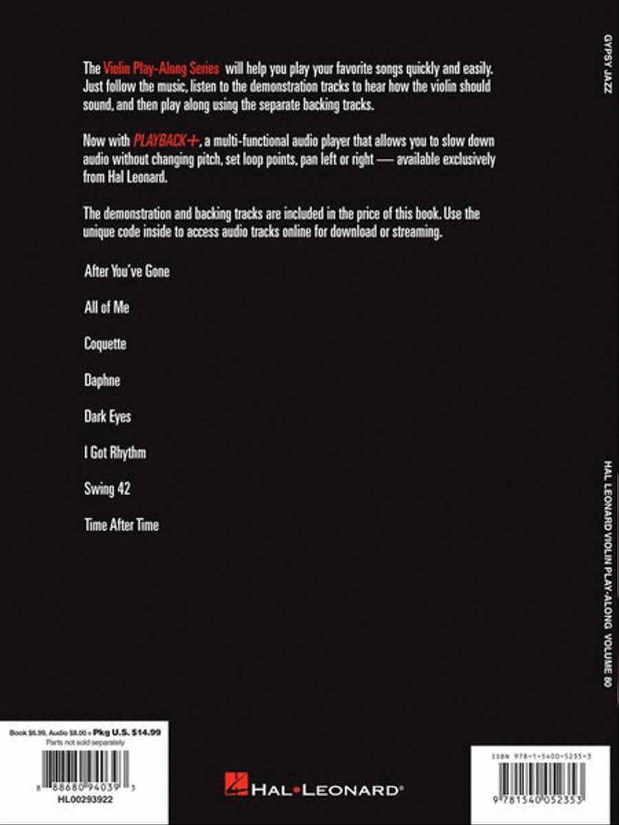Gypsy Jazz Gypsy Jazz Violin scores gallery preview page 7