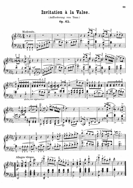 Weber-Invitation a la Valse(Aufforderung zum Tanz),Op.65
