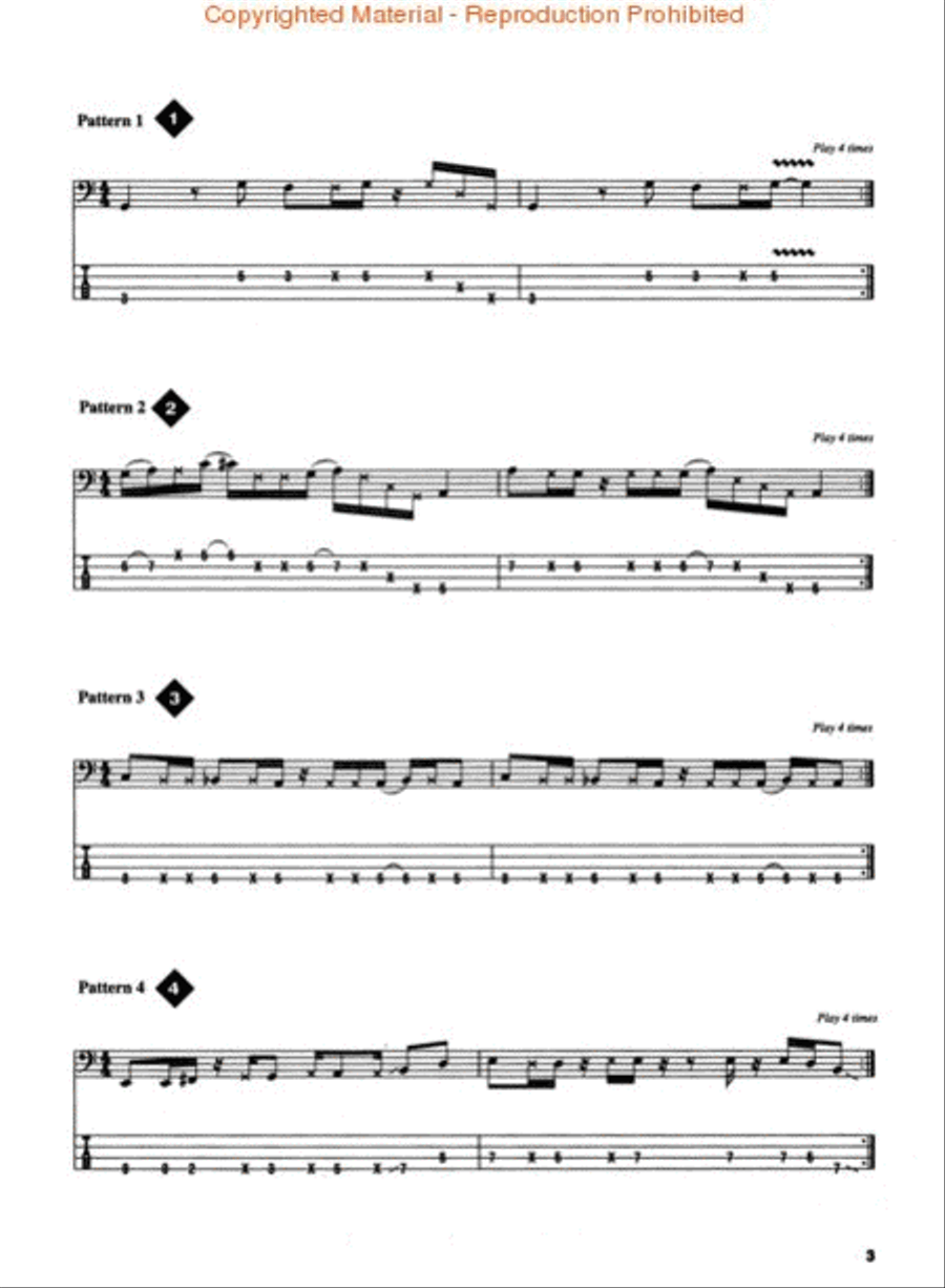 '70s Funk & Disco Bass '70s Funk & Disco Bass Bass Guitar Tablature scores gallery preview page 2