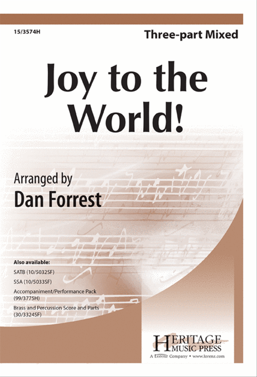 Joy to the World! 3-Part scores gallery preview page 1