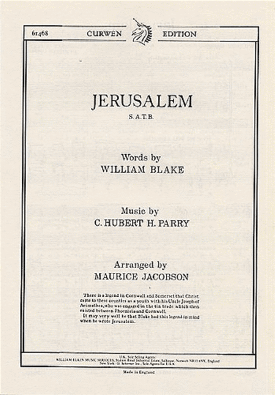 Jerusalem 4-Part scores gallery preview page 1