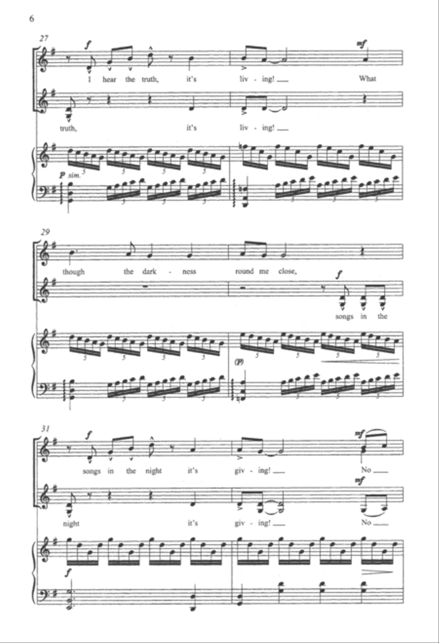 How Can I Keep from Singing? Chamber Orchestra scores gallery preview page 6