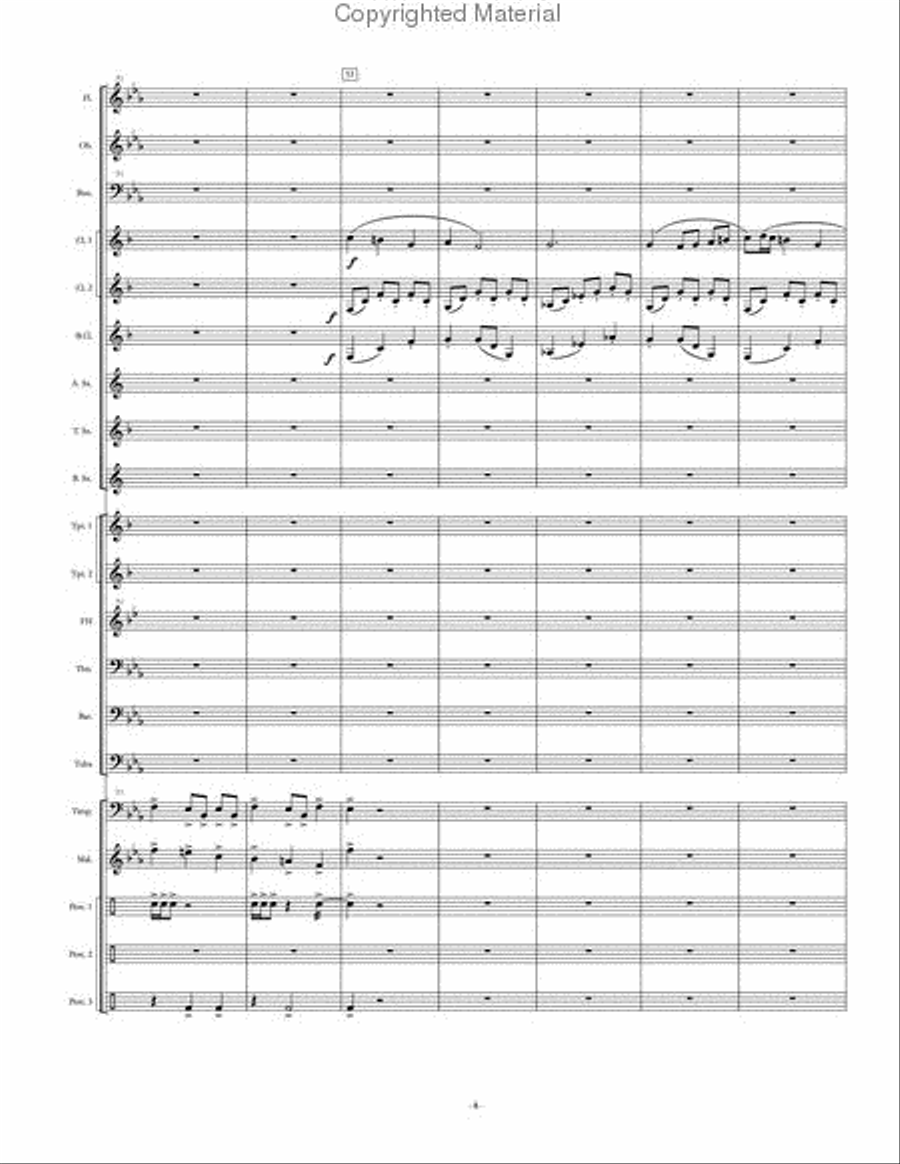 Monuments Concert Band scores gallery preview page 9