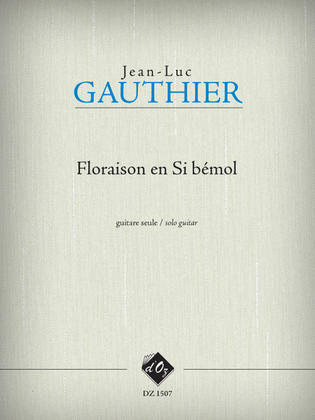 Book cover for Floraison en Si bémol