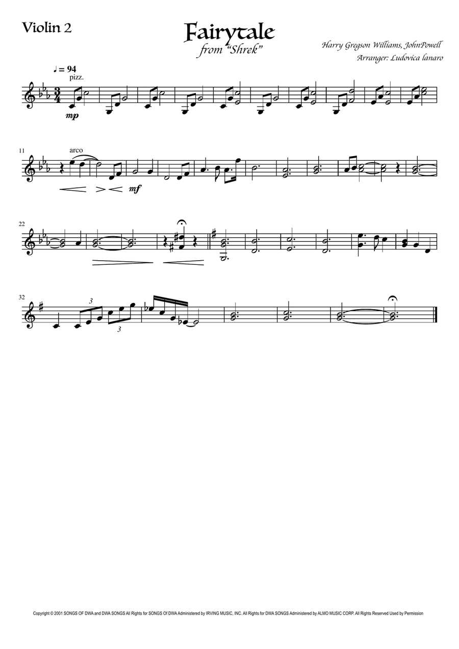 Fairytale Opening Fairytale Opening String Trio scores gallery preview page 3