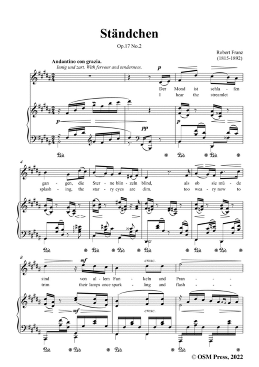 Franz-Standchen,in B Major,Op.17 No.2,from 6 Gesange