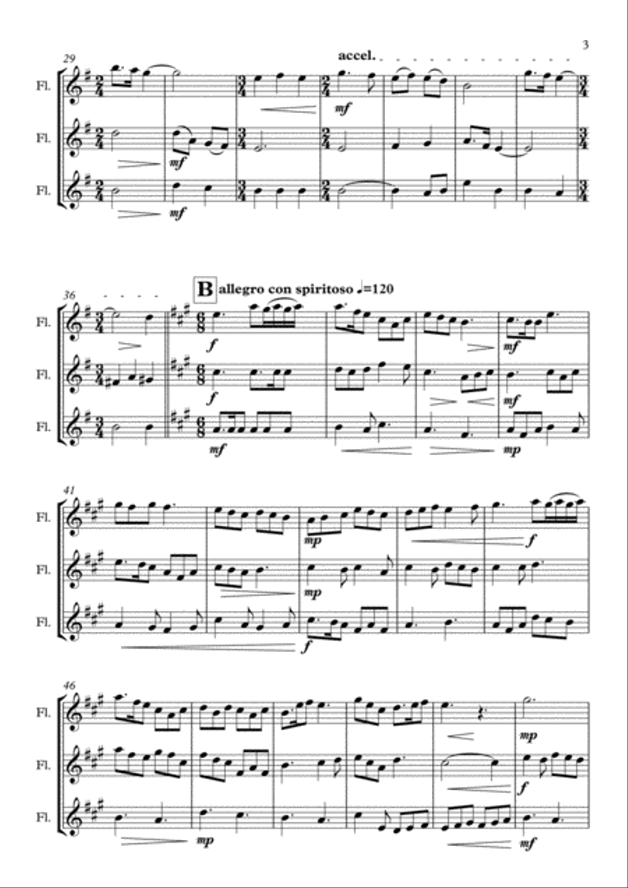 Olympus Suite - movement 1 Brass Ensemble scores gallery preview page 3