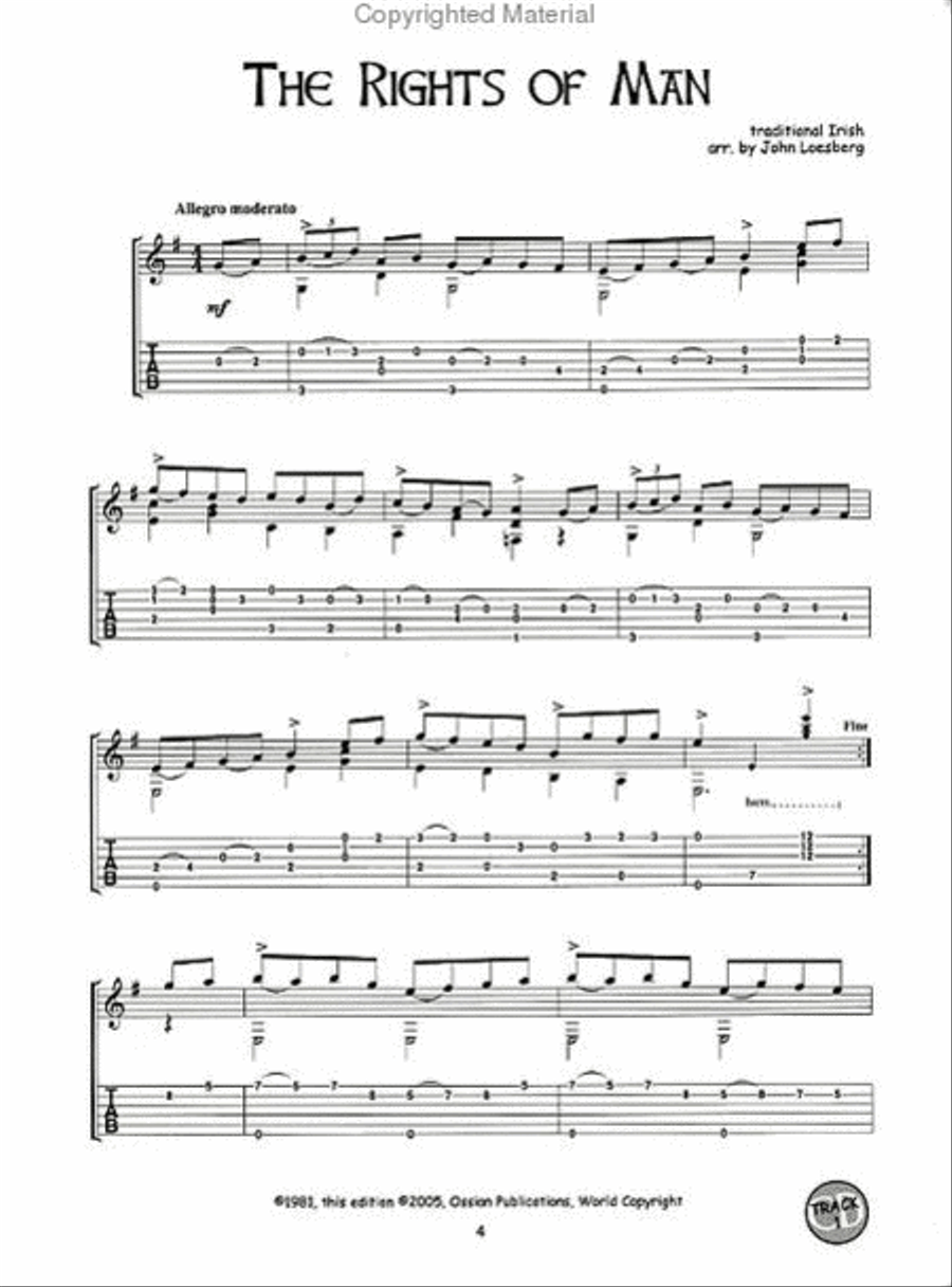 Irish online guitar music