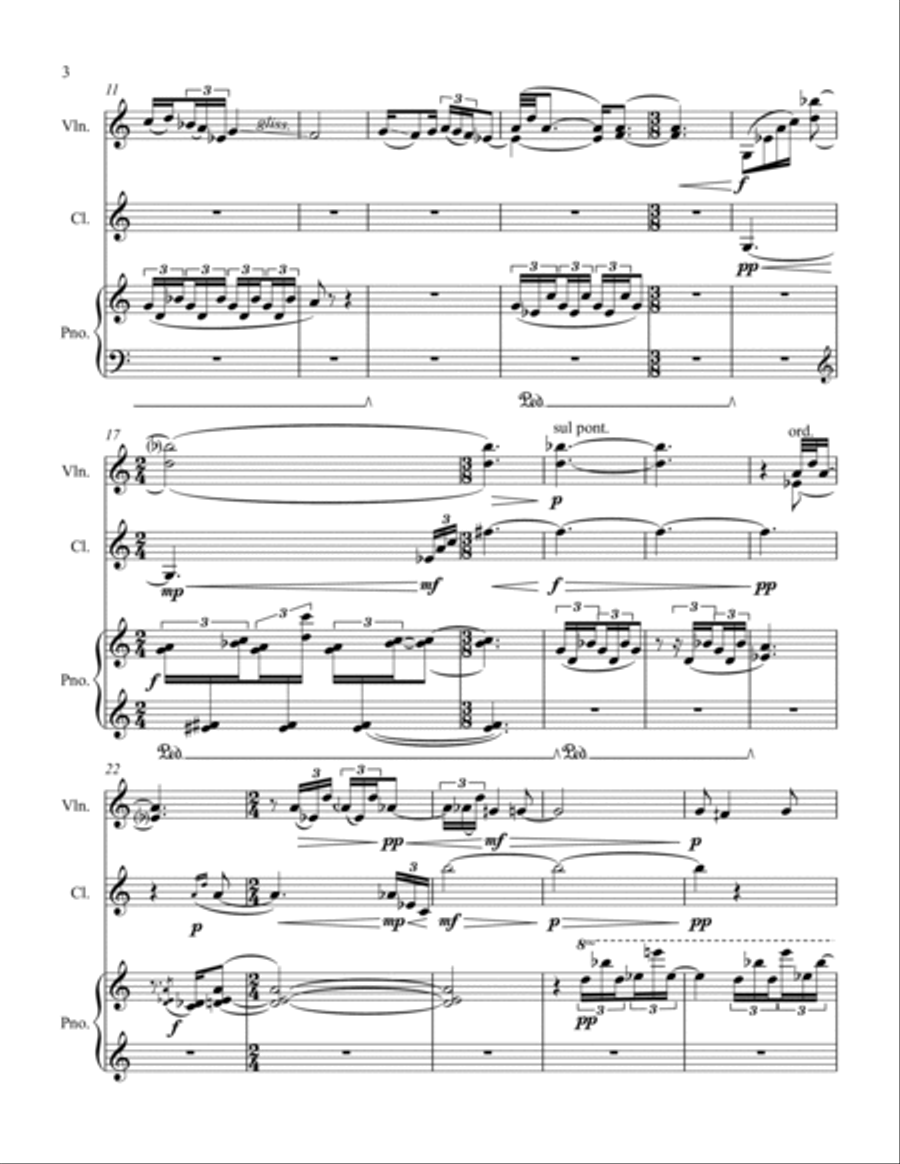 Screaming Forest Chamber Music scores gallery preview page 6