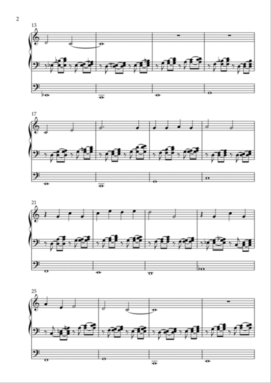 Meditation on Wachet auf, Op. 175 (Organ Solo) by Vidas Pinkevicius Organ Solo scores gallery preview page 2