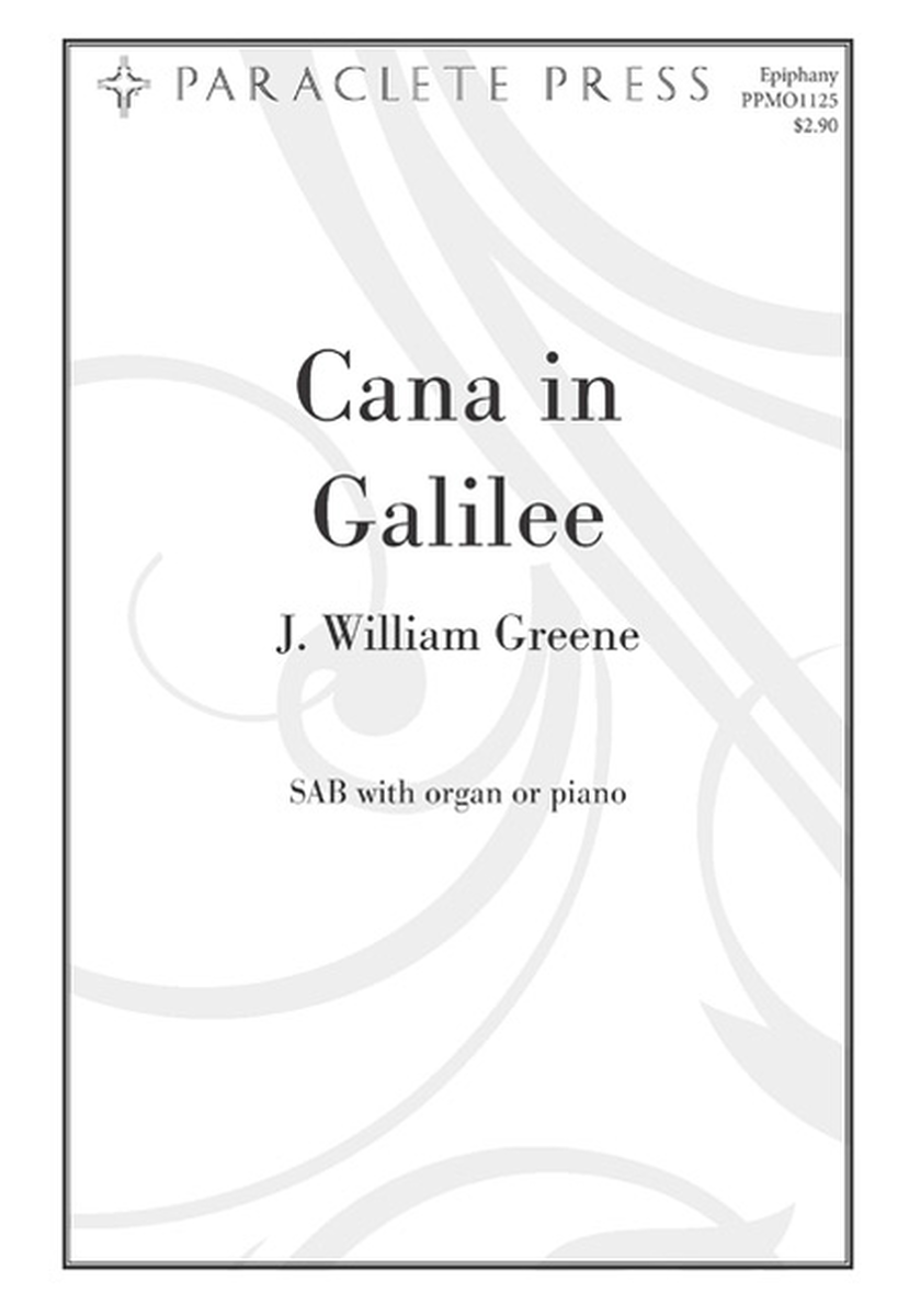 Cana in Galilee: A Carol of the First Miracle image number null
