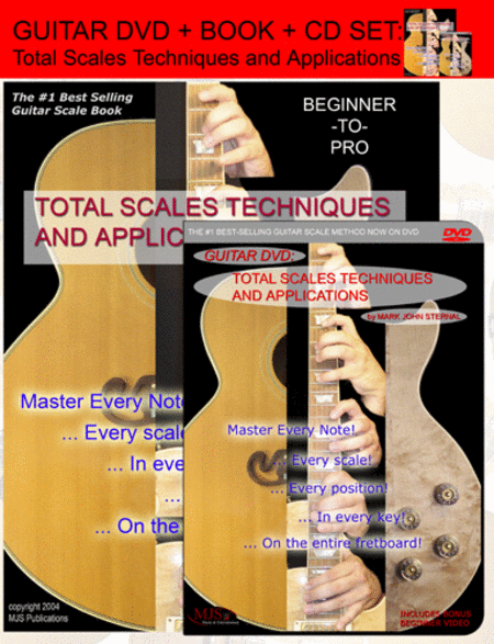 Guitar: Total Scales Techniques and Applications (Book, DVD, and CD)