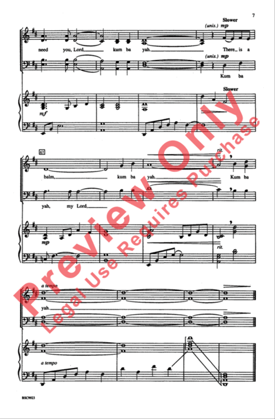 There Is a Balm 4-Part scores gallery preview page 7