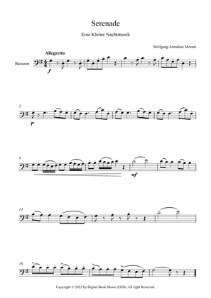 Serenade (Eine Kleine Nachtmusik) - Wolfgang Amadeus Mozart (Bassoon)