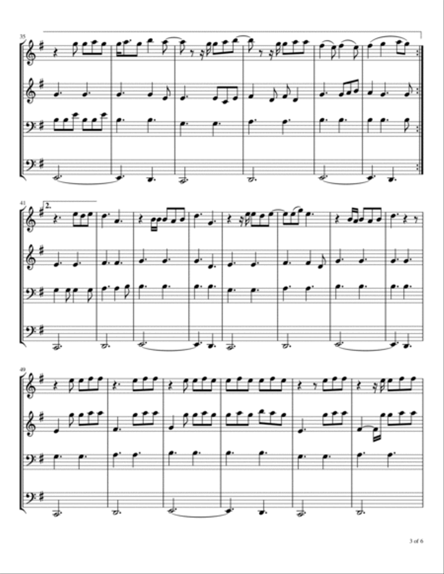 Chemtrails Over The Country Club Brass Ensemble scores gallery preview page 4