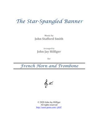 The Star-Spangled Banner for French Horn and Trombone