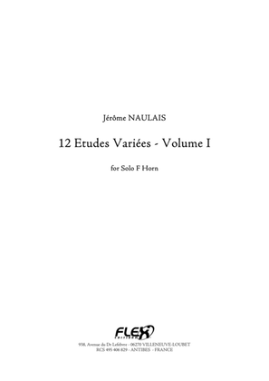 Book cover for 12 Etudes Variees - Volume I