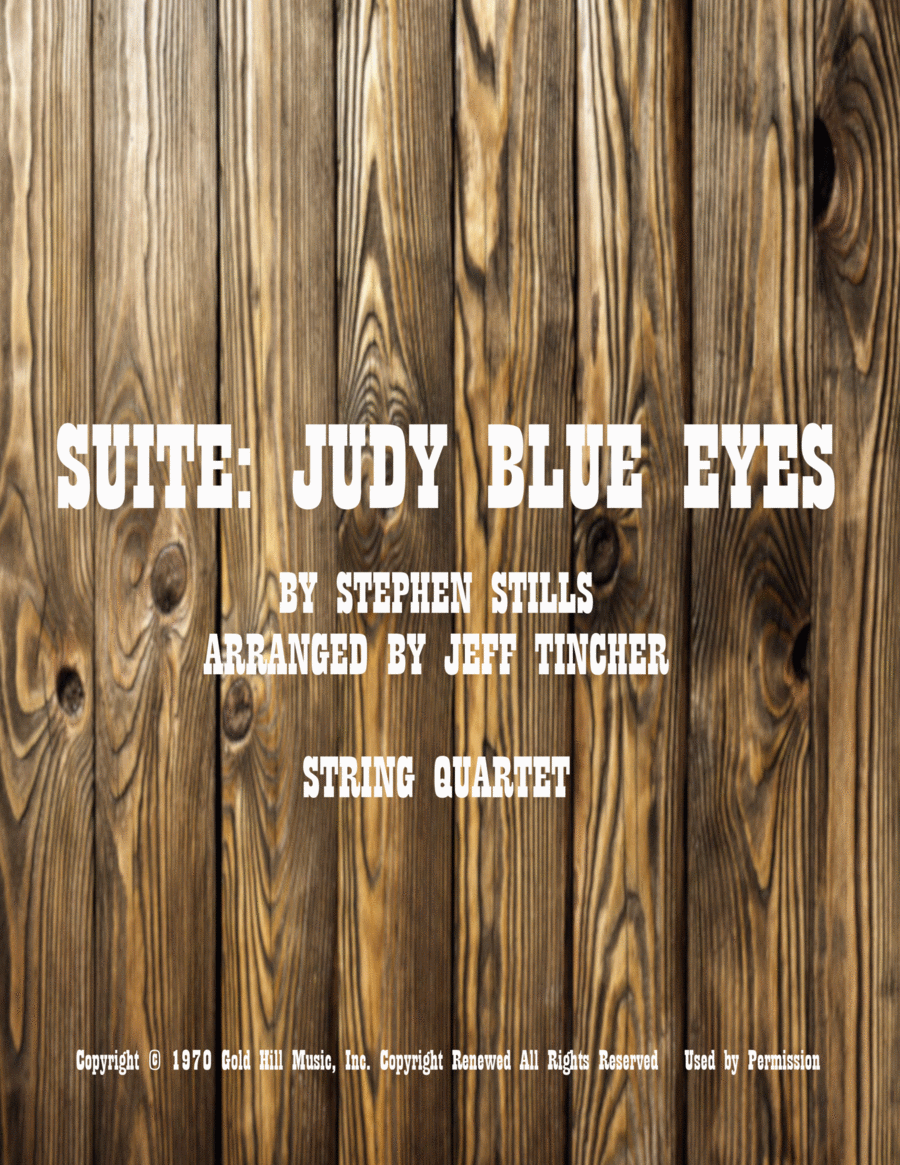 Suite: Judy Blue Eyes String Quartet scores gallery preview page 1