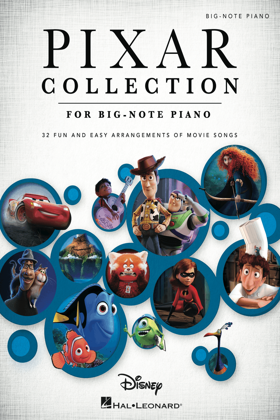 Pixar Collection for Big-Note Piano Easy Piano scores gallery preview page 1