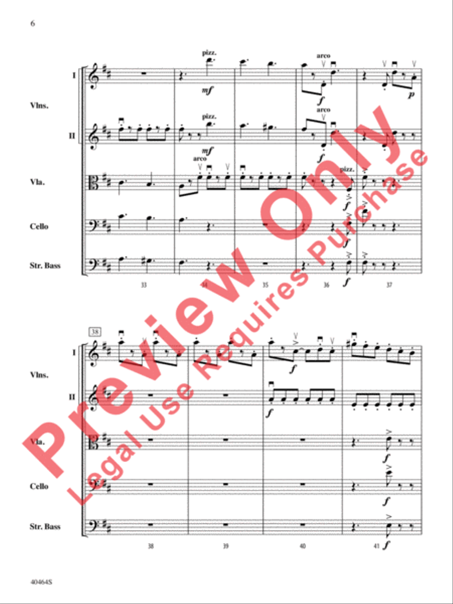 Allegro Giocoso String Orchestra scores gallery preview page 7