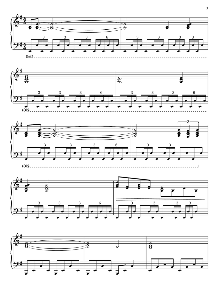 Woad To Ruin Woad To Ruin Piano Solo scores gallery preview page 3