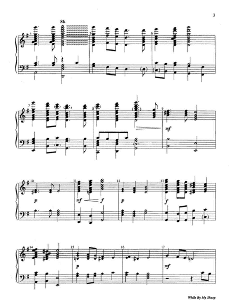 While by My Sheep 5-Octaves scores gallery preview page 8