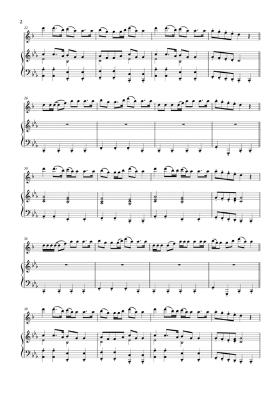Wellerman Tenor Saxophone scores gallery preview page 2