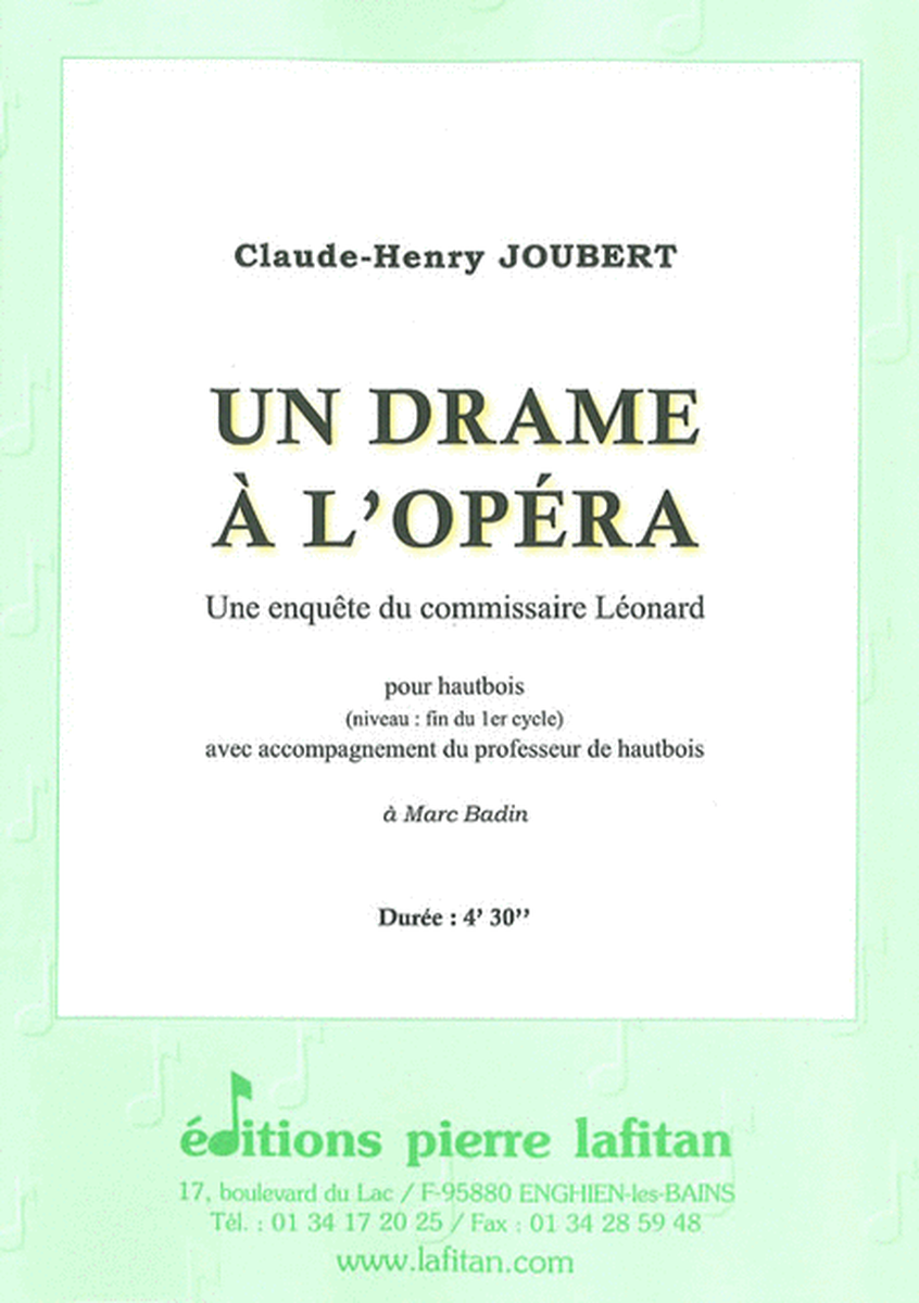 Un Drame a L'Opera