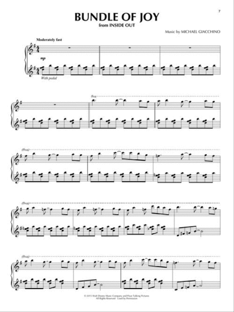 Michael Giacchino Sheet Music Collection Piano Solo scores gallery preview page 6