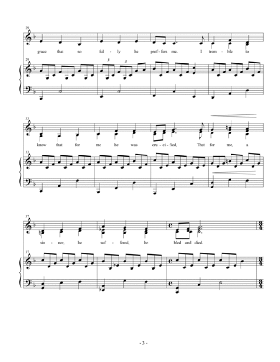 Still Be My Vision (SATB) 4-Part scores gallery preview page 4