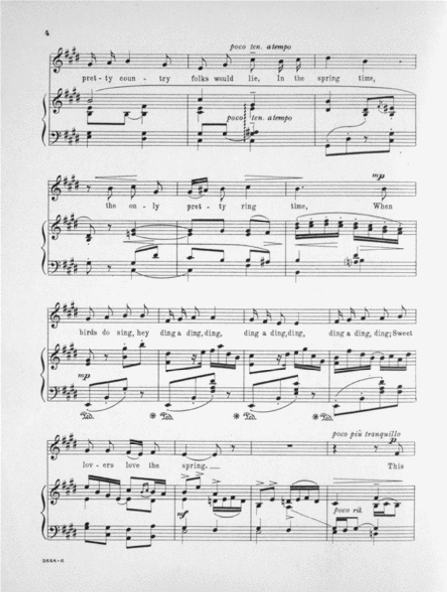 I Was A Lover And His Lass. Song Voice scores gallery preview page 4