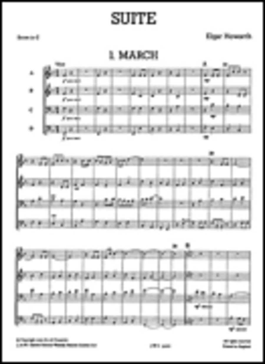 Junior Just Brass 01: Howarth Suite for Brass 4 Part 4-Part scores gallery preview page 1