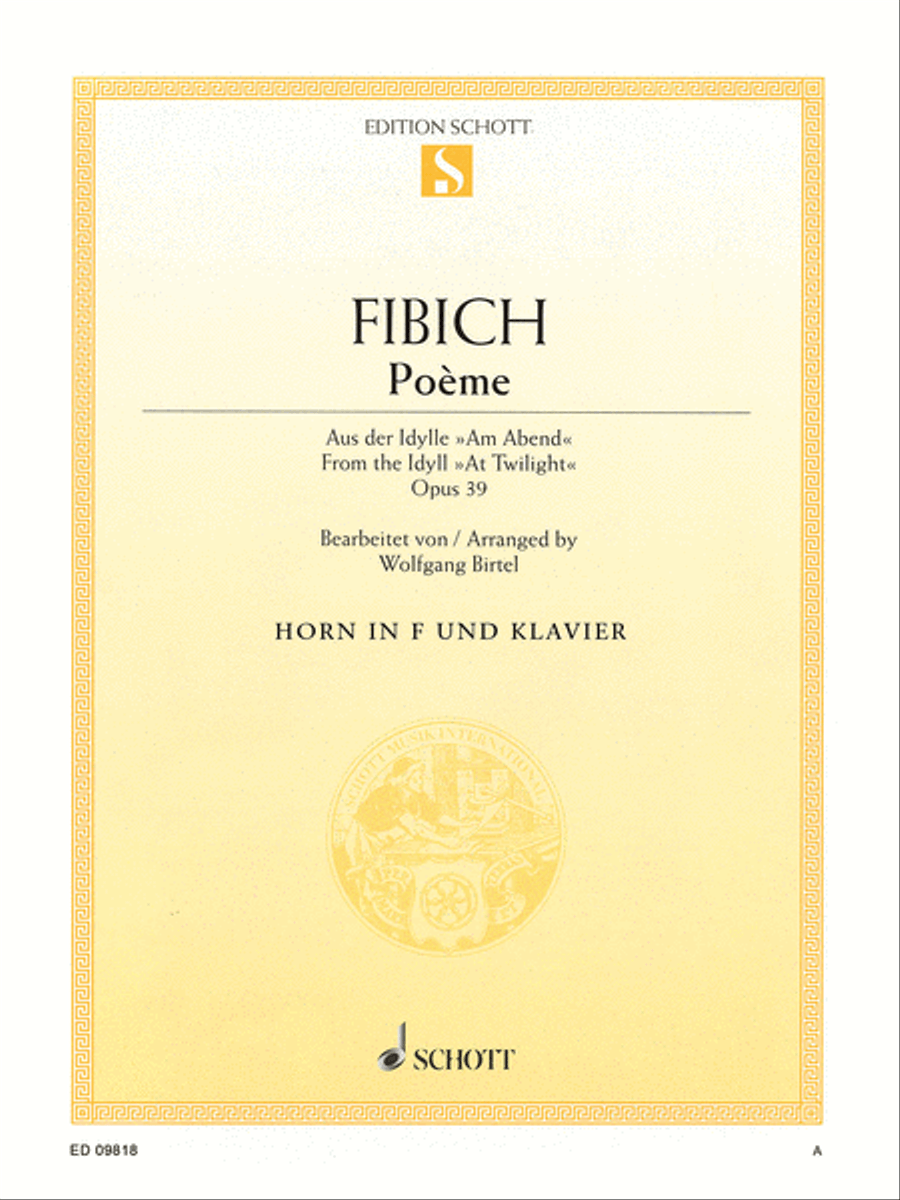 Poeme Piano Accompaniment scores gallery preview page 1